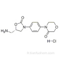 Chlorhydrate de 4- [4 - [(5S) -5- (aminométhyl) -2-oxo-3-oxazolidinyl] phényl] - 3-morpholinone (1: 1) CAS 898543-06-1